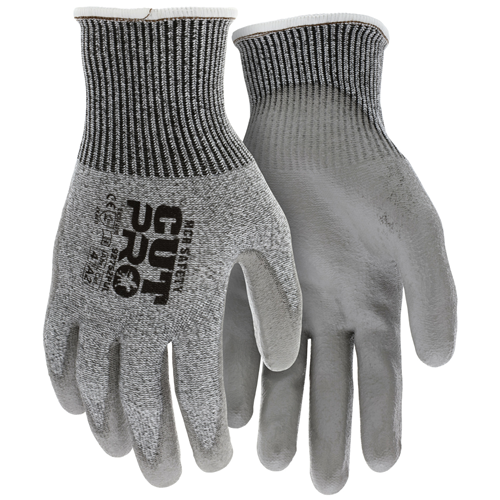 MCR Safety 92752PUM 13ga HPPT/Fiberglass Shell, PU dip