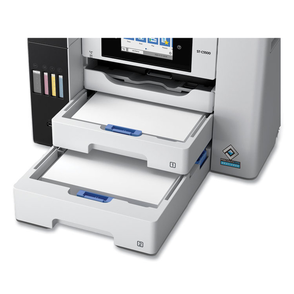 EPSON AMERICA, INC. C11CJ28202 WorkForce Pro ST-C5500 Supertank Color MFP, Copy/Fax/Print/Scan
