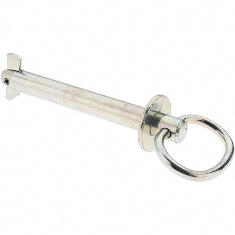 Value Collection 2520 5/8" Pin Diam, 5-3/4" Long, Zinc Plated Steel Tension Lock Hitch Pin