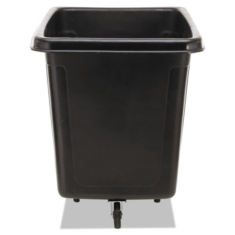 RUBBERMAID COMMERCIAL PROD. FG461600BLA Cube Truck, 119.7 gal, 500 lb Capacity, Plastic/Metal, Black