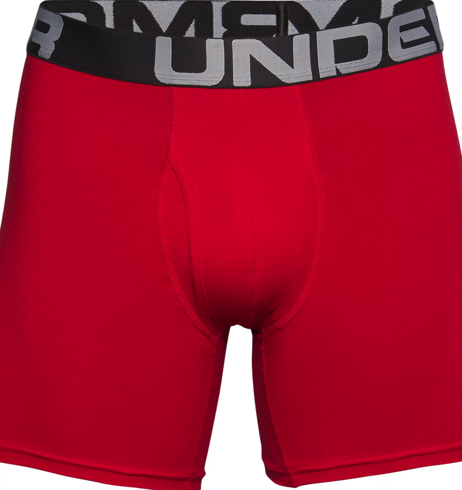 Under Armour 1363617-600-3XL Charged Cotton 6'' Boxerjock - 3-Pack