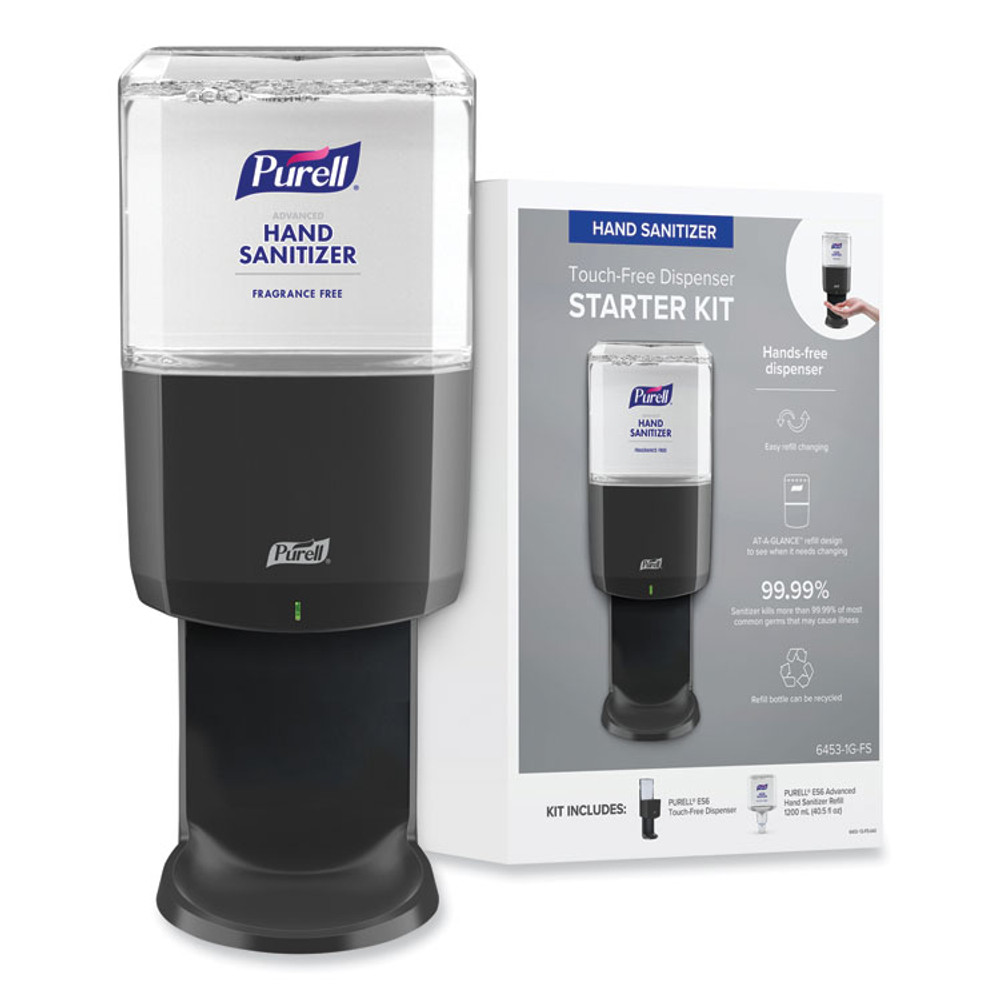 GO-JO INDUSTRIES PURELL® 64531GFS Advanced Hand Sanitizer Foam ES6 Starter Kit, Graphite