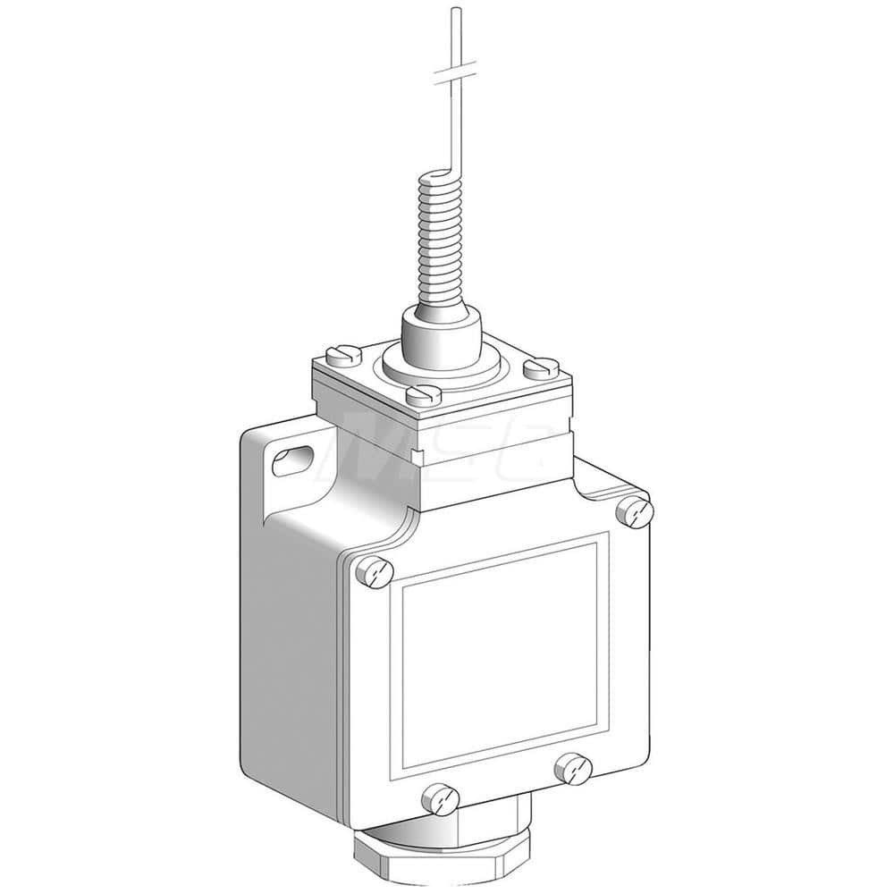 Telemecanique Sensors XCKL506 Limit Switch: NO & NC, Steel Spring, Top