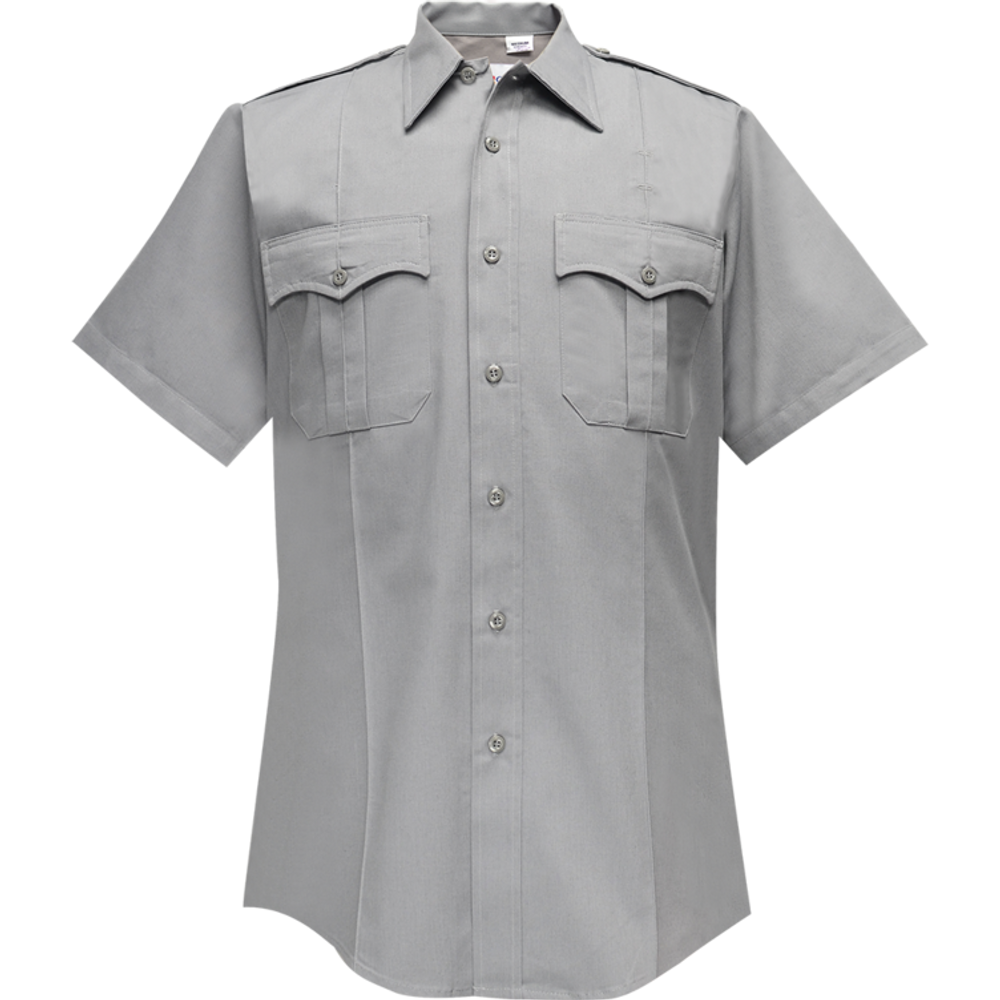 Flying Cross 85R54 41 17.5 N/A Duro Poplin Short Sleeve Shirt w/ Sewn-In Creases