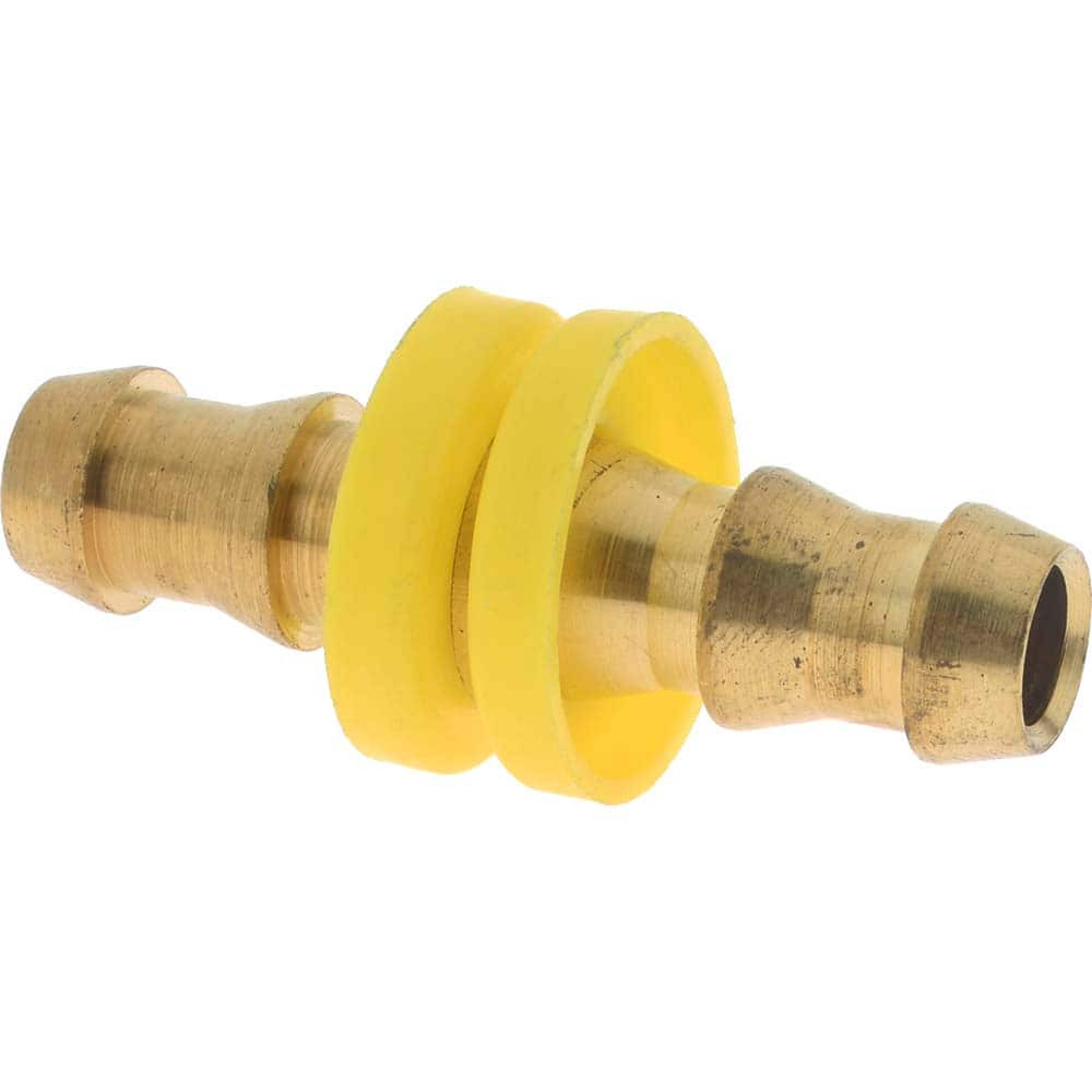 CerroBrass P-304-66 Barbed Push-On Hose Splicer: Brass, 3/8" Barb