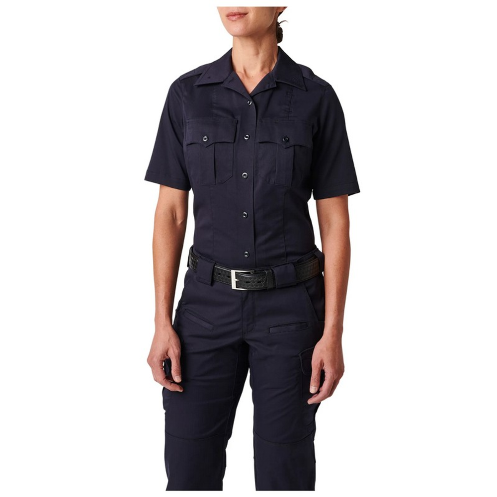  61334-762-24W WoNYPD Stryke Twill Short Sleeve Shirt