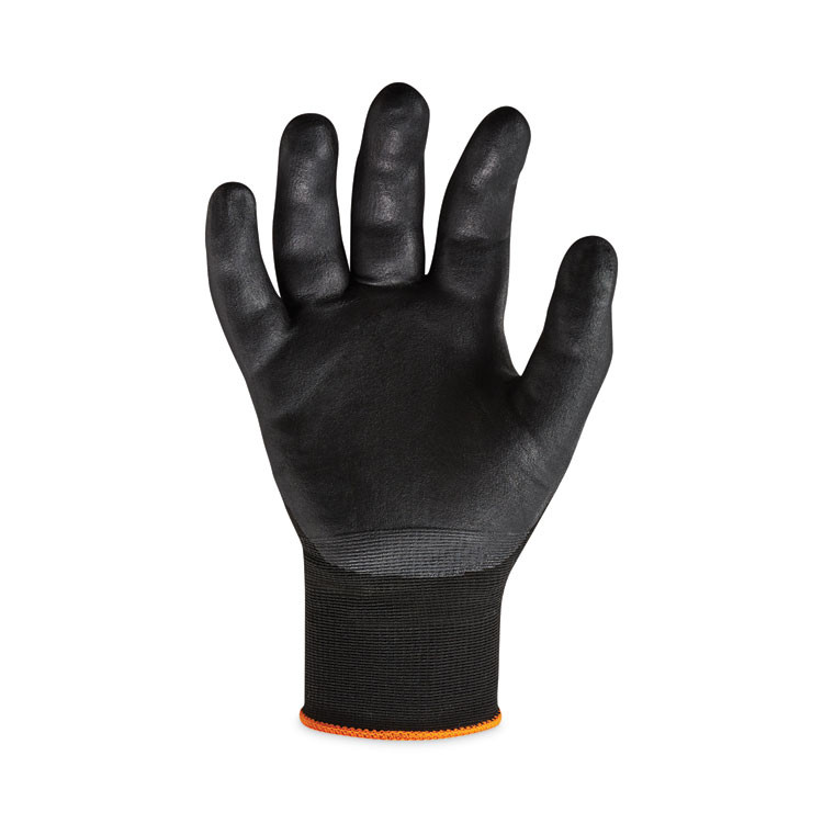 TENACIOUS HOLDINGS, INC. ergodyne® 17954 ProFlex 7001 Nitrile-Coated Gloves, EN388: 4121X, 9" Long, Large, Black, Pair
