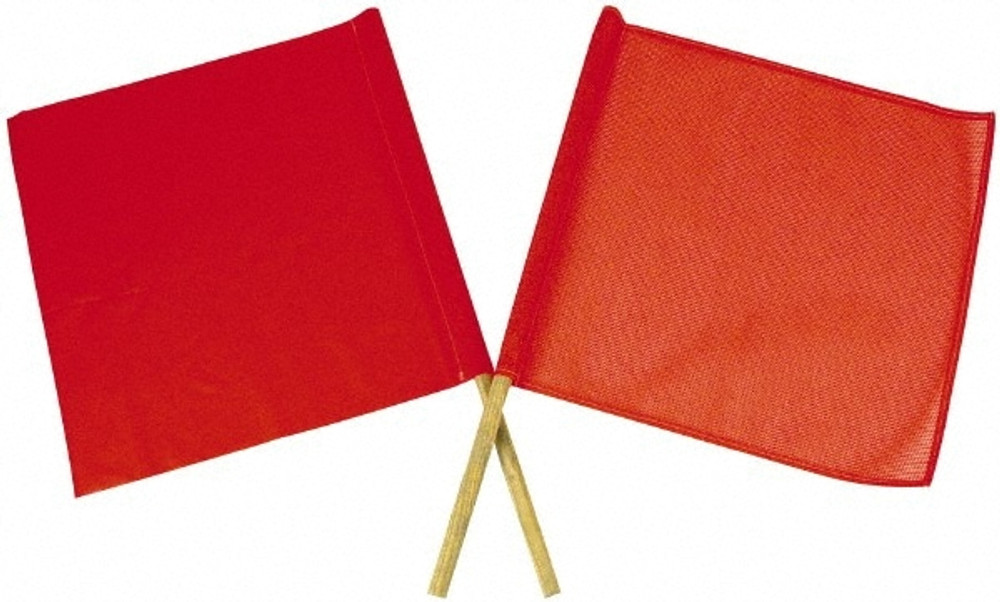 AccuformNMC STF2 18 Inch Wide x 18 Inch High, Plastic, Diagonal Warning Flag