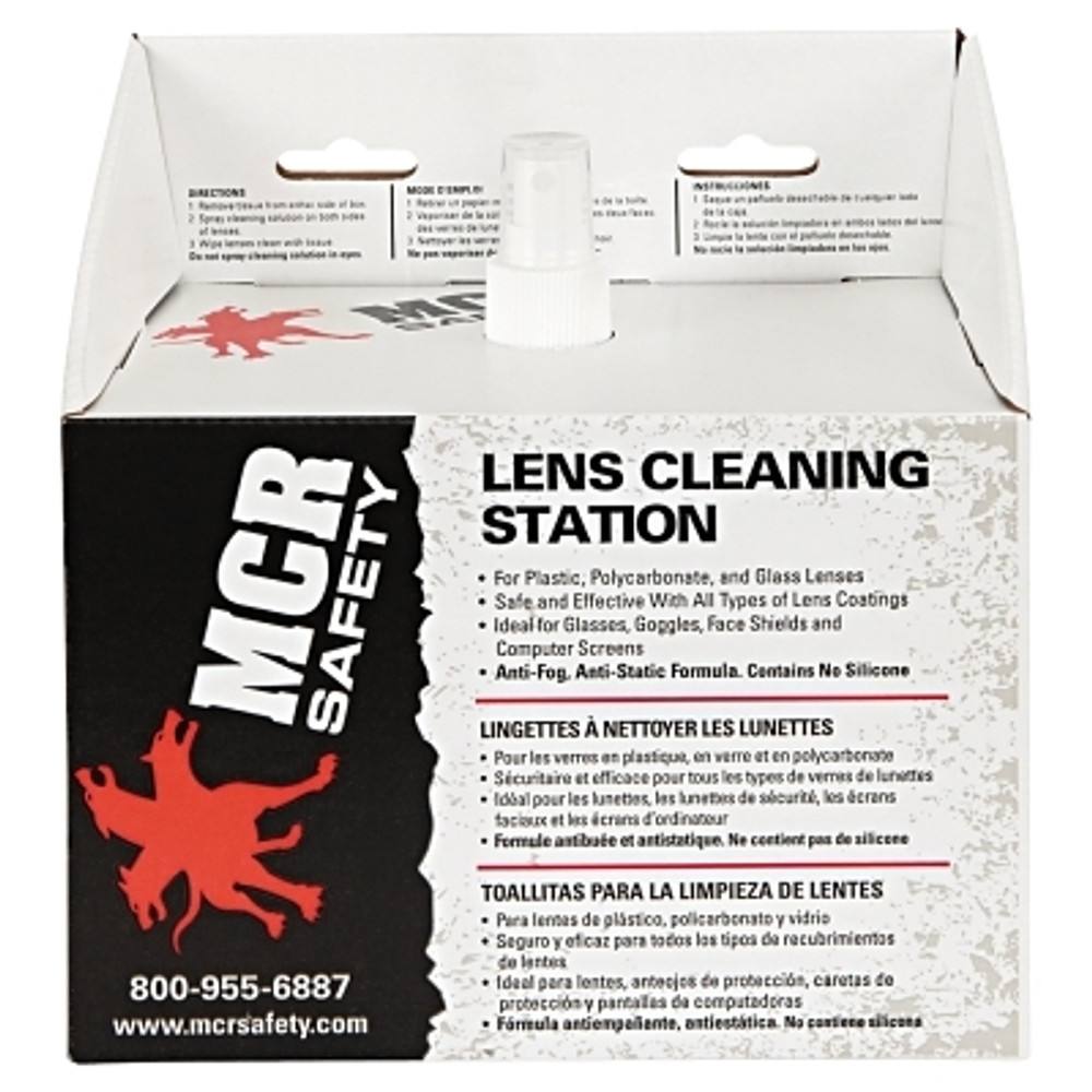 MCR Safety LCS1 Disposable Lens Cleaning Station, 8 in X 5 in