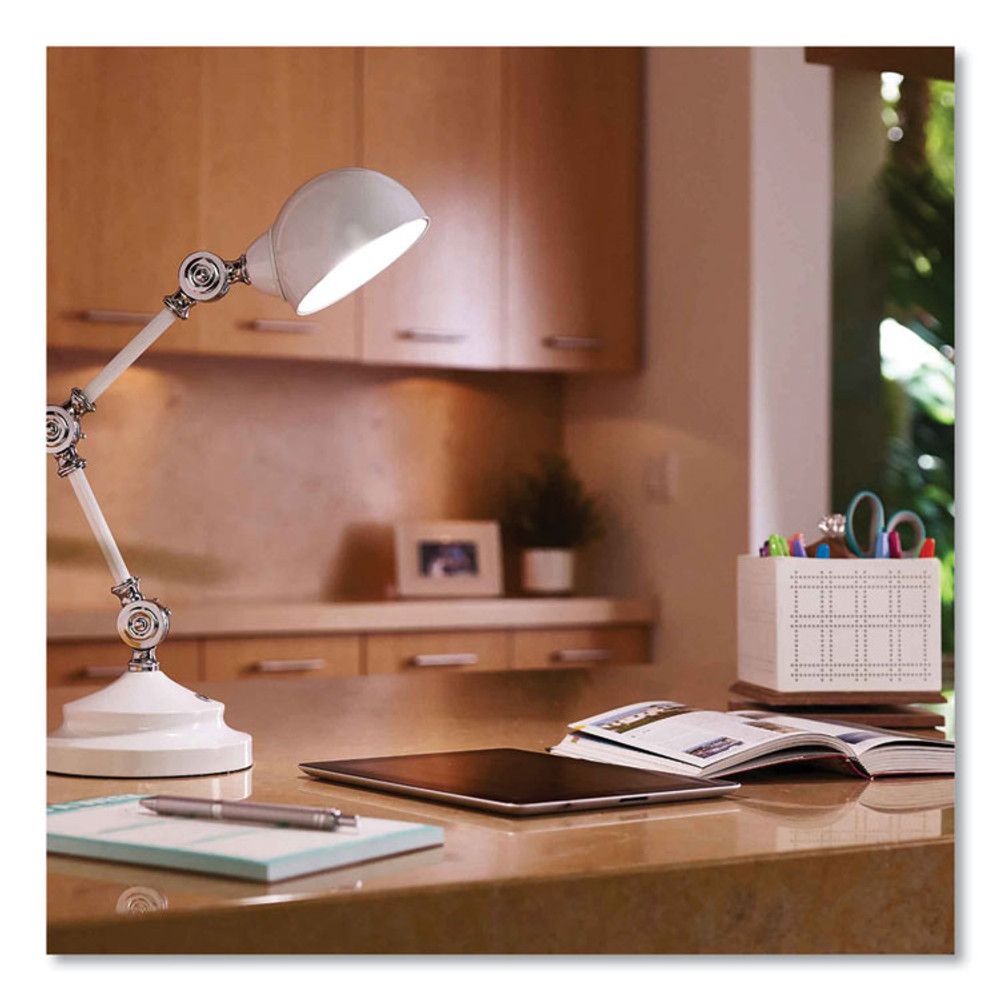 OTTLITE TECHNOLOGIES, INC F1485009SHPR Wellness Series Revive LED Desk Lamp, 15.5" High, White