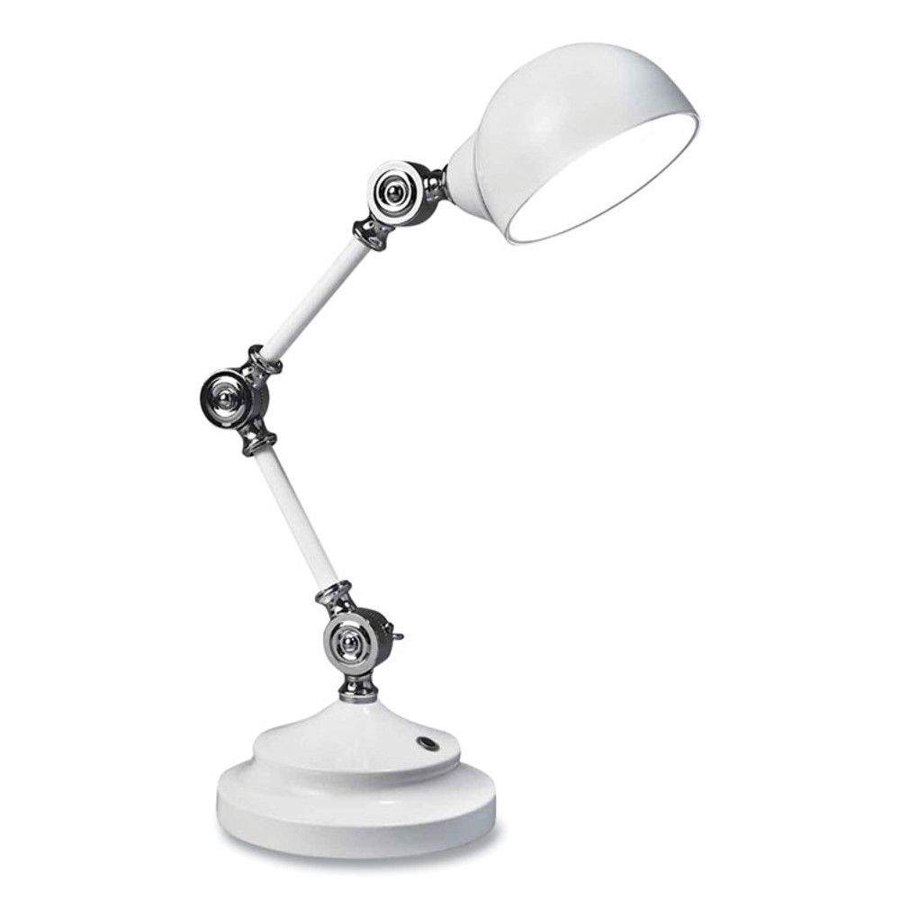 OTTLITE TECHNOLOGIES, INC F1485009SHPR Wellness Series Revive LED Desk Lamp, 15.5" High, White