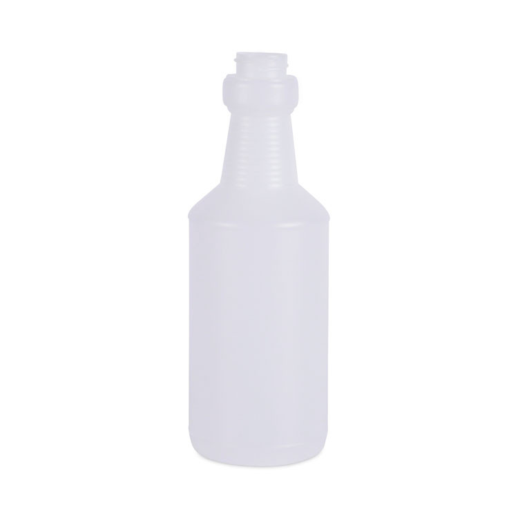 BOARDWALK 00016 Easy-Grip Plastic Spray Bottle, 16 oz, Clear, 24/Carton