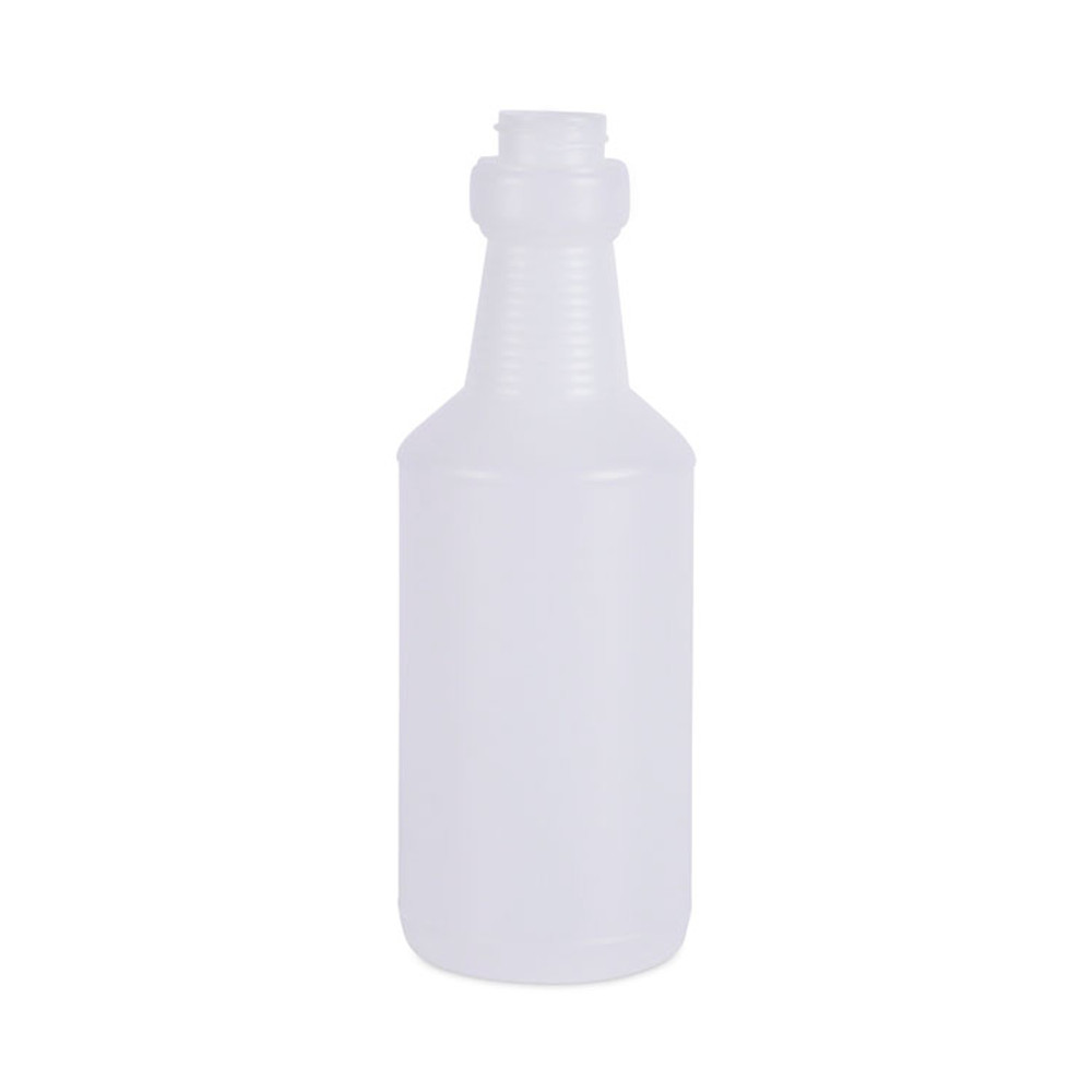 BOARDWALK 00016 Easy-Grip Plastic Spray Bottle, 16 oz, Clear, 24/Carton