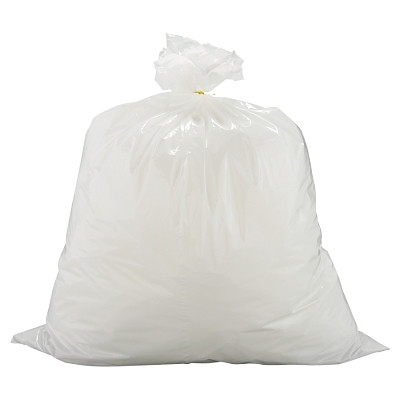 Warp Brothers FLEX-O-BAG® Trash Can Liners and Contractor Bags, 13 gal, 1.25 mil, 24 in X 30 in, White, Extra-Strong Tall Kitchen Bag