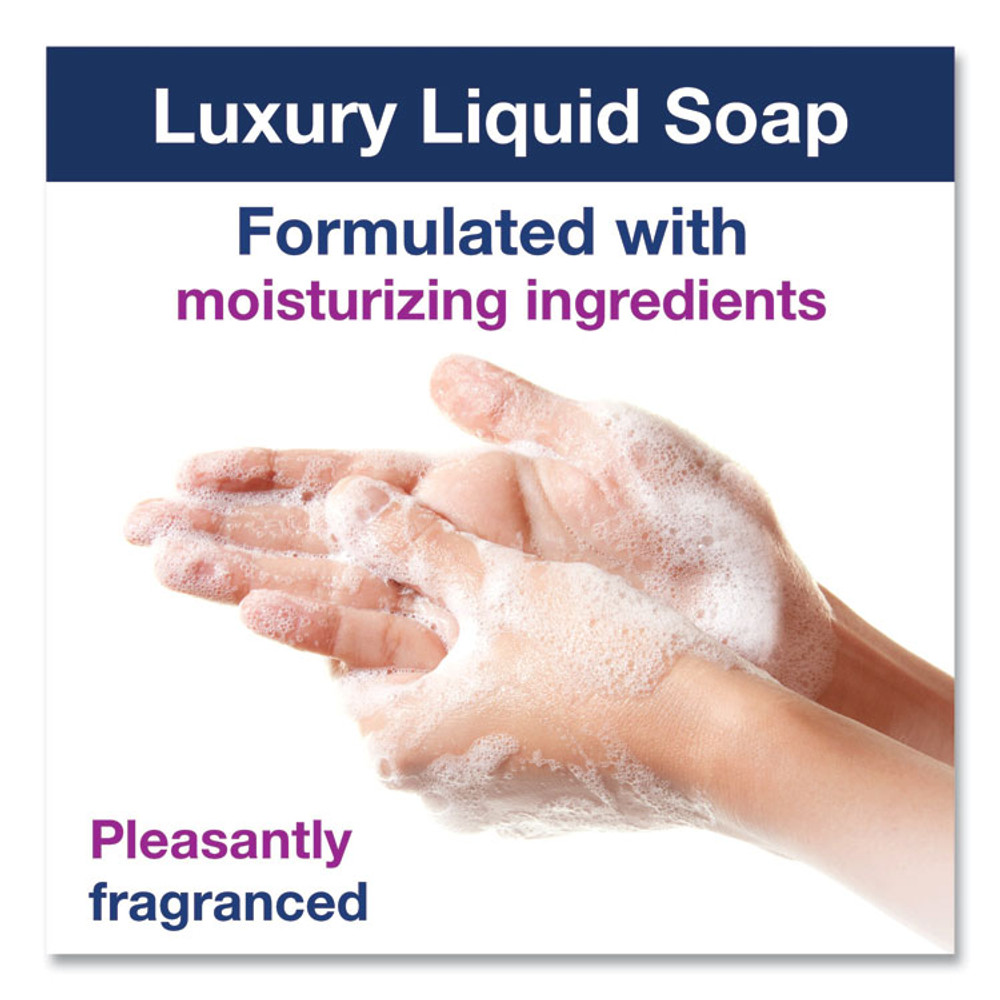 SCA TISSUE Tork® 400032 Luxury Liquid Soap Refill, Soft Rose Scent, 1 L, 6/Carton
