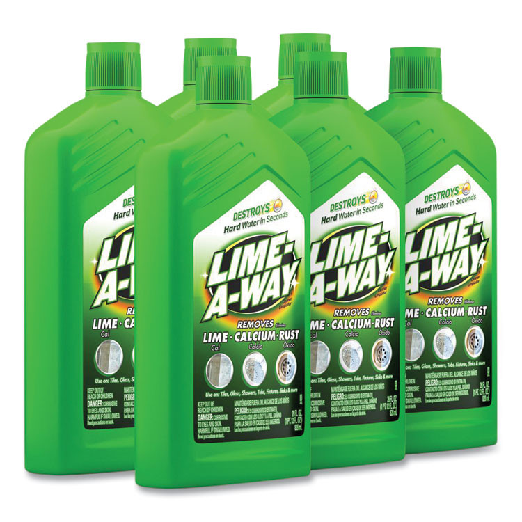 RECKITT BENCKISER LIME-A-WAY® 87000CT Lime, Calcium and Rust Remover, 28 oz Bottle, 6/Carton