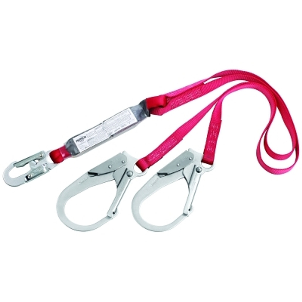 Capital Safety Protecta 1340180 PRO Shock Absorbing Lanyard, 6 ft, Rebar Hook Connection, 2 Legs