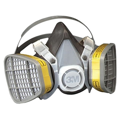 3M™ 5000 Series Half Facepiece Respirators, Large, Organic Vapors/Acid Gases