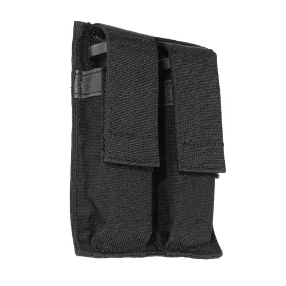 BLACKHAWK! 61ACDMBK Double Pistol Mag Pouch - Hook