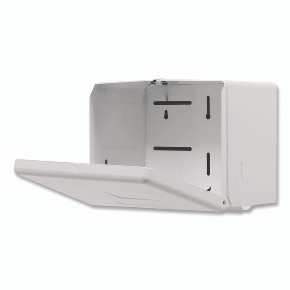 GEORGIA PACIFIC Professional 567-01 Space Saver Singlefold Towel Dispenser, Steel, 11.63 x 6.63 x 8.13, White