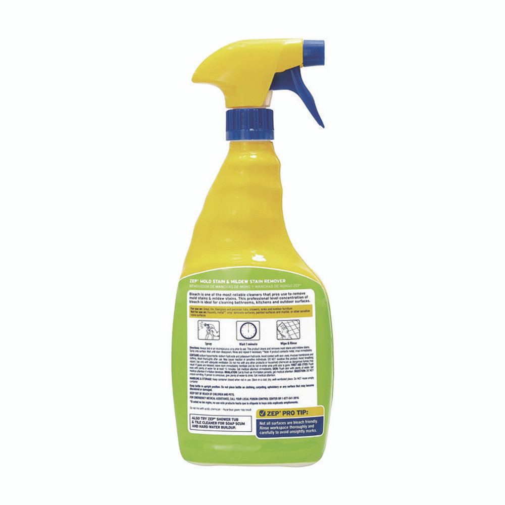 ZEP INC. Commercial® ZUMILDEW32CT Mold Stain and Mildew Stain Remover, 32 oz Spray Bottle, 12/Carton