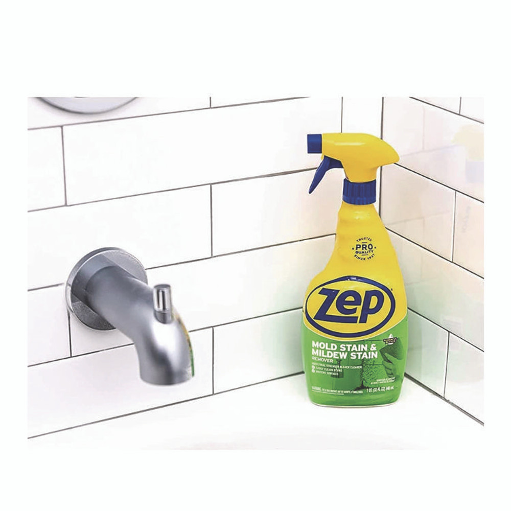 ZEP INC. Commercial® ZUMILDEW32CT Mold Stain and Mildew Stain Remover, 32 oz Spray Bottle, 12/Carton