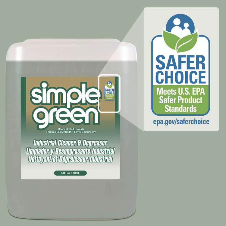 SUNSHINE MAKERS, INC. Simple Green® 13006 Industrial Cleaner and Degreaser, Concentrated, 5 gal, Pail