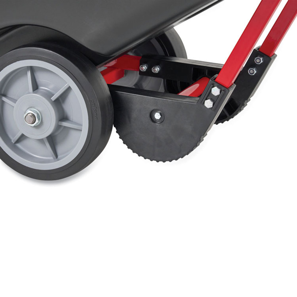 RUBBERMAID COMMERCIAL PROD. 1305 BLA 0.5 cu yd BRUTE Rotomolded Tilt Truck, 850 lb Capacity, Black