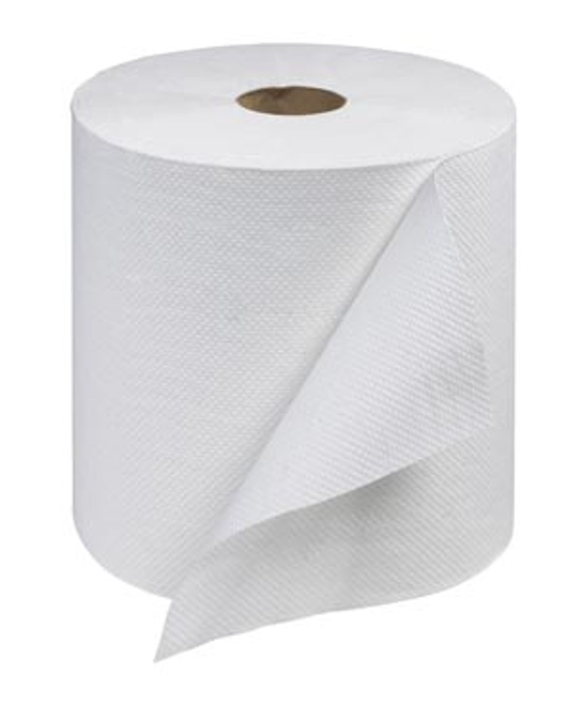 Essity Professional Hygiene North America, LLC  RB8002 Hand Towel Roll, Universal, White, 1-Ply, Embossed, H21, 800ft, 7.9" x 7.8" x 1.9", 6 rl/cs (60 cs/plt)