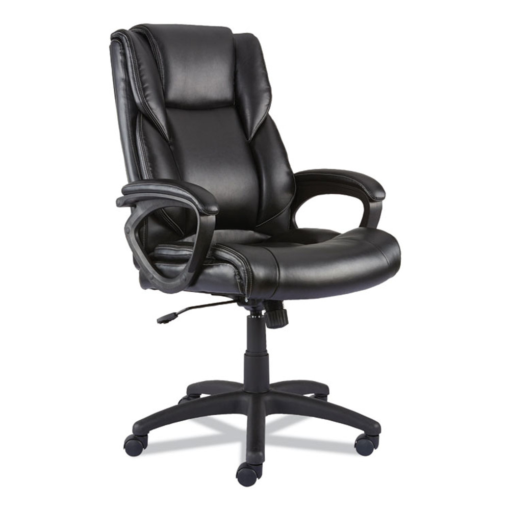 ALERA BRN42B19 Alera Brosna Series Mid-Back Task Chair, Supports Up to 250 lb, 18.15" to 21.77 Seat Height, Black Seat/Back, Black Base