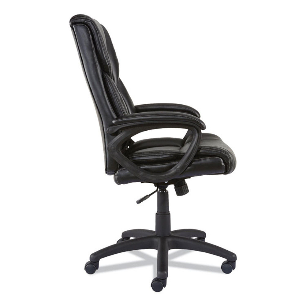 ALERA BRN42B19 Alera Brosna Series Mid-Back Task Chair, Supports Up to 250 lb, 18.15" to 21.77 Seat Height, Black Seat/Back, Black Base