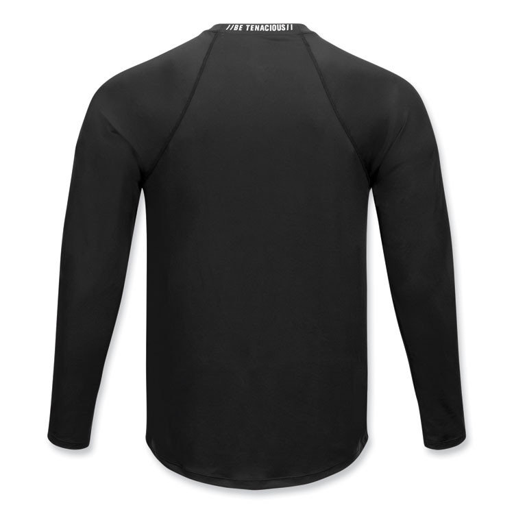 TENACIOUS HOLDINGS, INC. ergodyne® 40235 N-Ferno 6436 Long Sleeve Lightweight Base Layer Shirt, X-Large, Black