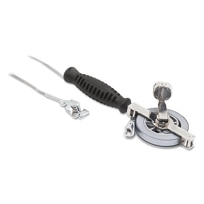 Apex Tool Group Crescent Lufkin® Atlas® Oil Gauging Tape, 1/2 in W x 25 ft L, D1, Chrome Clad®/Nubian® Double-Duty, Used with 590 Plumb Bob