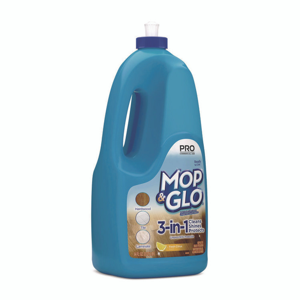 RECKITT BENCKISER Professional MOP & GLO® 74297EA Ready to Use Multi-Surface Floor Cleaner, Fresh Citrus Scent, 64 oz Bottle