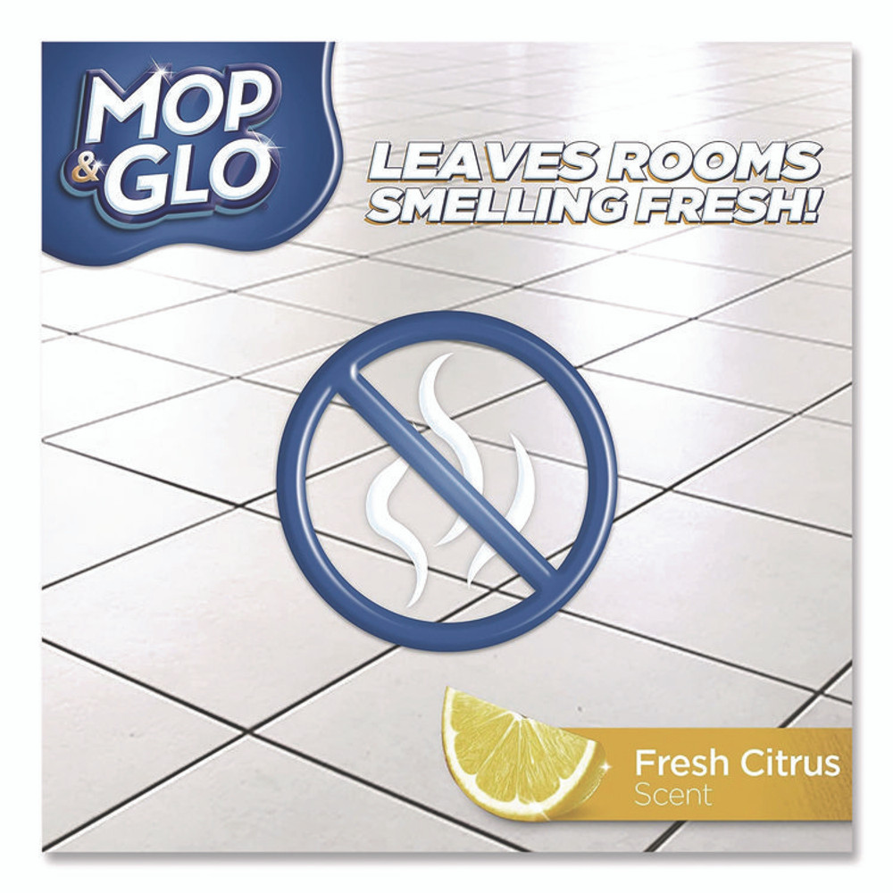 RECKITT BENCKISER Professional MOP & GLO® 74297EA Ready to Use Multi-Surface Floor Cleaner, Fresh Citrus Scent, 64 oz Bottle