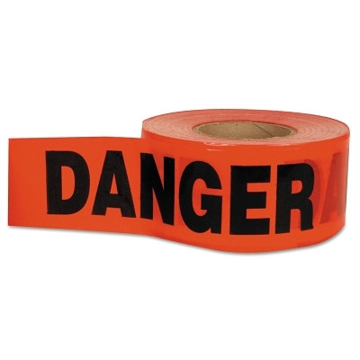 C.H. HANSON® Barricade Tape, 3 in x 1000 ft, Red, Danger