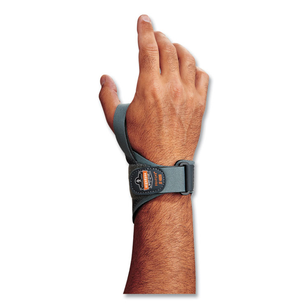 TENACIOUS HOLDINGS, INC. ergodyne® 70298 ProFlex 4020 Lightweight Wrist Support, 2X-Large, Fits Right Hand, Gray