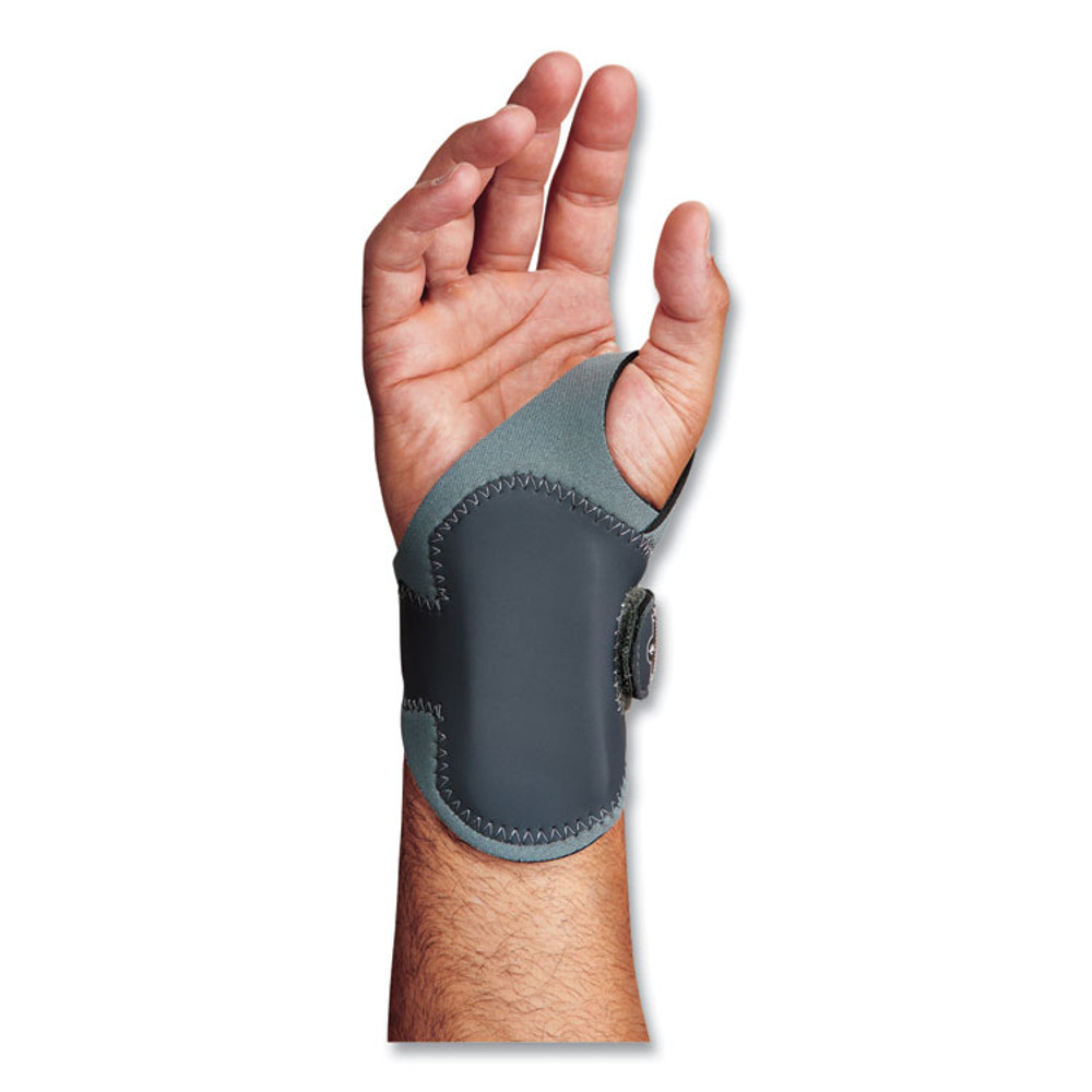 TENACIOUS HOLDINGS, INC. ergodyne® 70298 ProFlex 4020 Lightweight Wrist Support, 2X-Large, Fits Right Hand, Gray