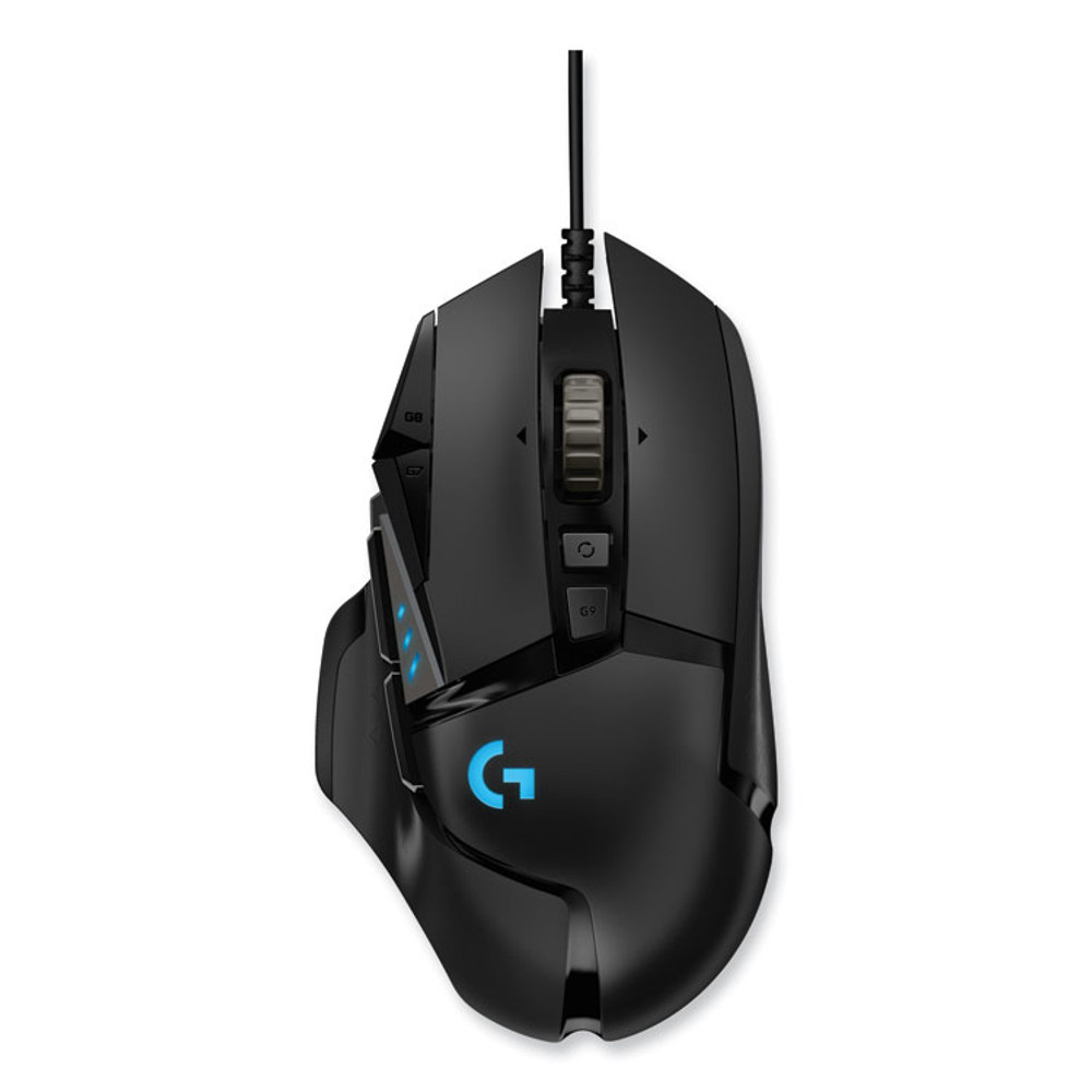 LOGITECH, INC. 910005565 G502 LIGHTSPEED Wireless Gaming Mouse, 2.4 GHz Frequency/33 ft Wireless Range, Right Hand Use, Black