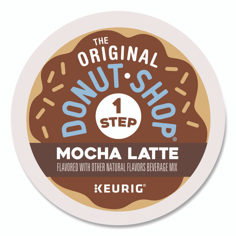 KEURIG DR PEPPER The Original Donut Shop® 8179 Mocha One Step Latte K-Cup, Vanilla, 20/Box