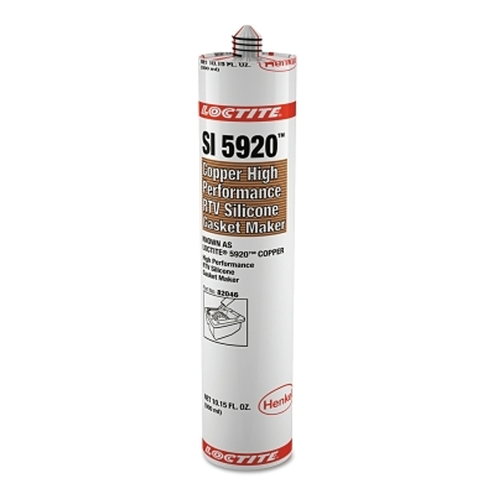 Henkel Corporation Loctite® 5920™ Copper, High Performance RTV Silicone Gasket Maker, 300mL Cartridge, Copper