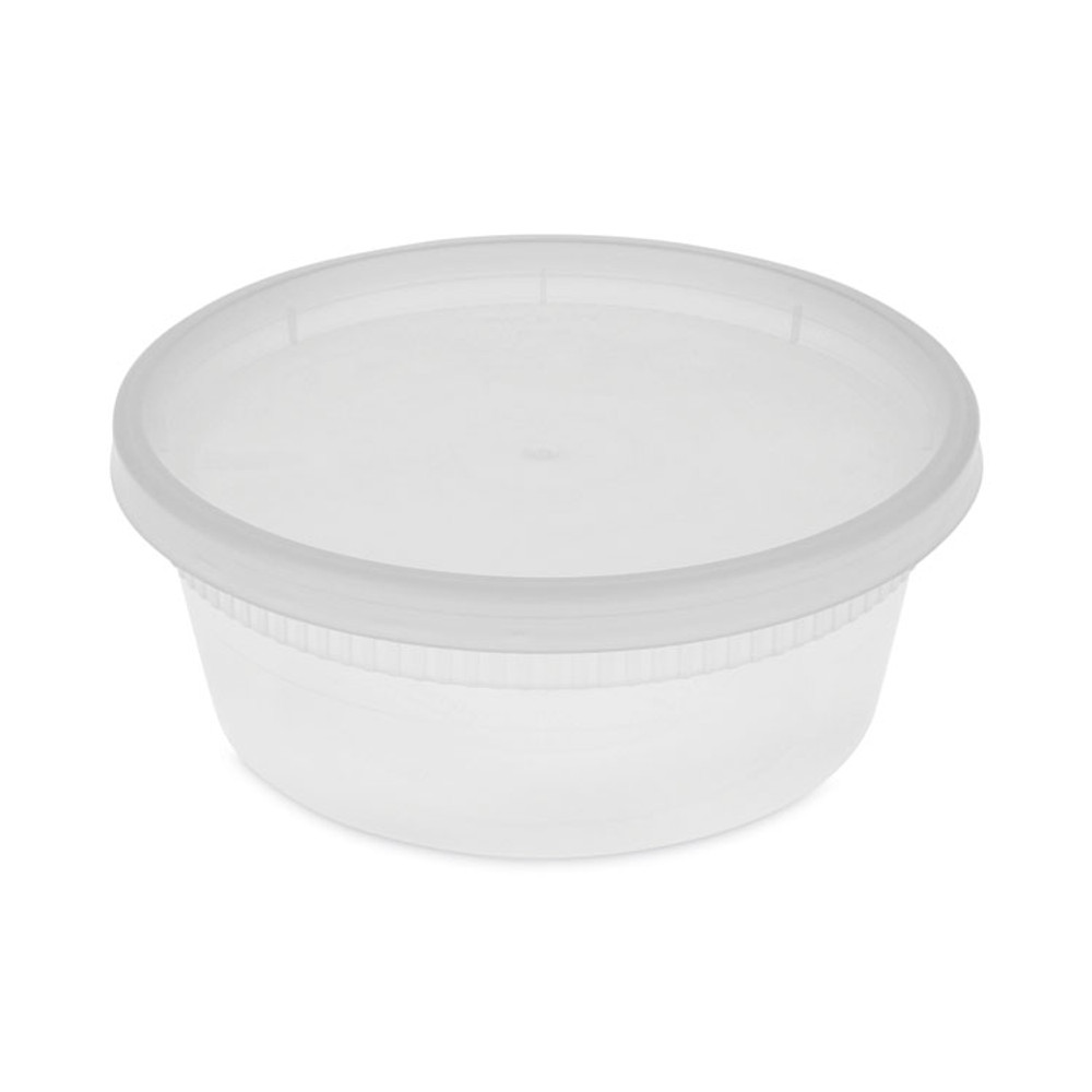 PACTIV EVERGREEN CORPORATION YL2508 Newspring DELItainer Microwavable Container, 8 oz, 1.13 x 2.8 x 1.33, Clear, Plastic, 240/Carton