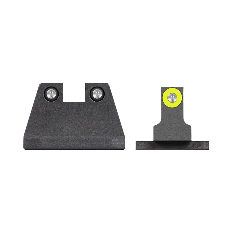 Night Fision SIG-179-003-YGZG Suppressor Height Night Sight Set for Sig P320/P365
