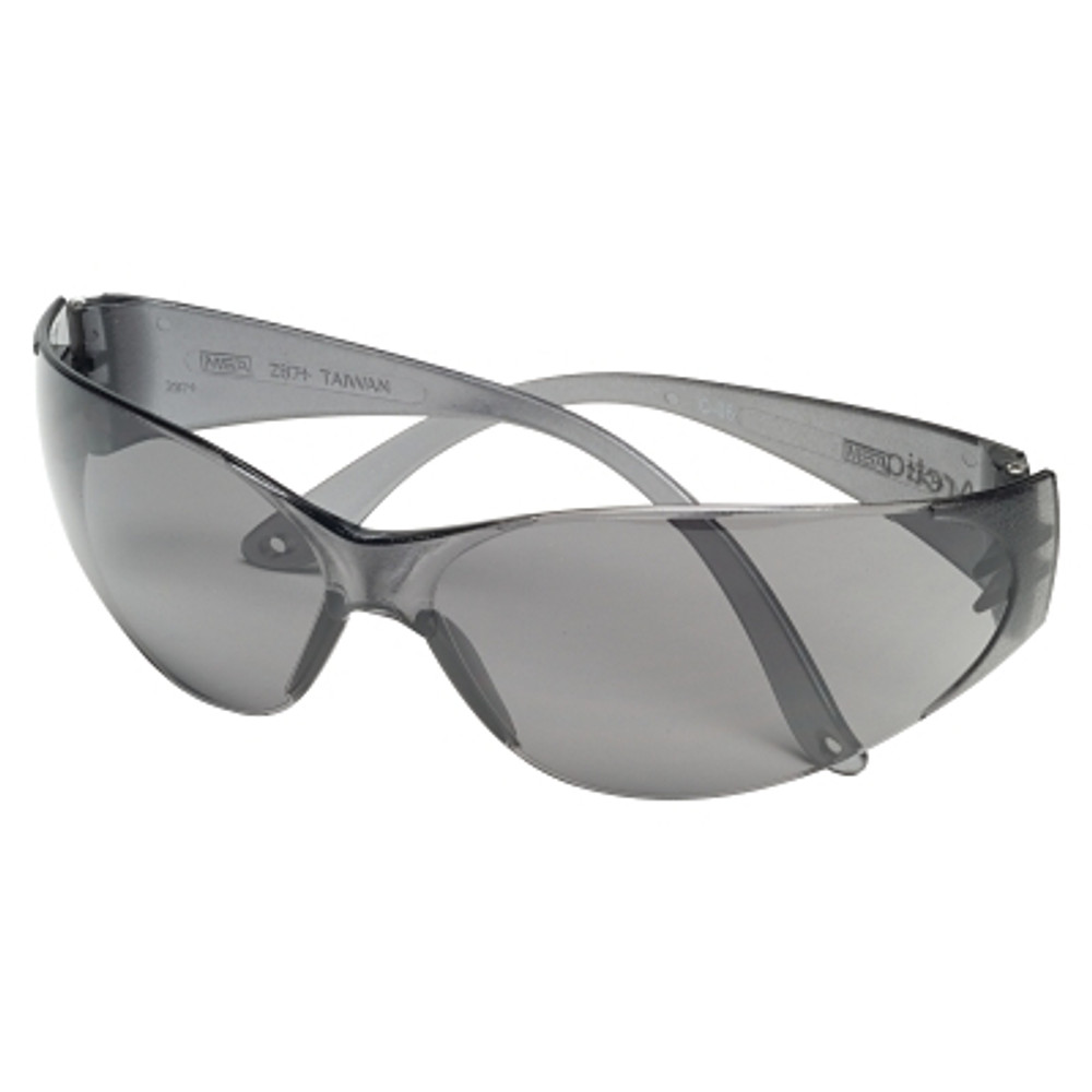 MSA Arctic Protective Eyewear, Gray Lens, Anti-Scratch, Gray Frame