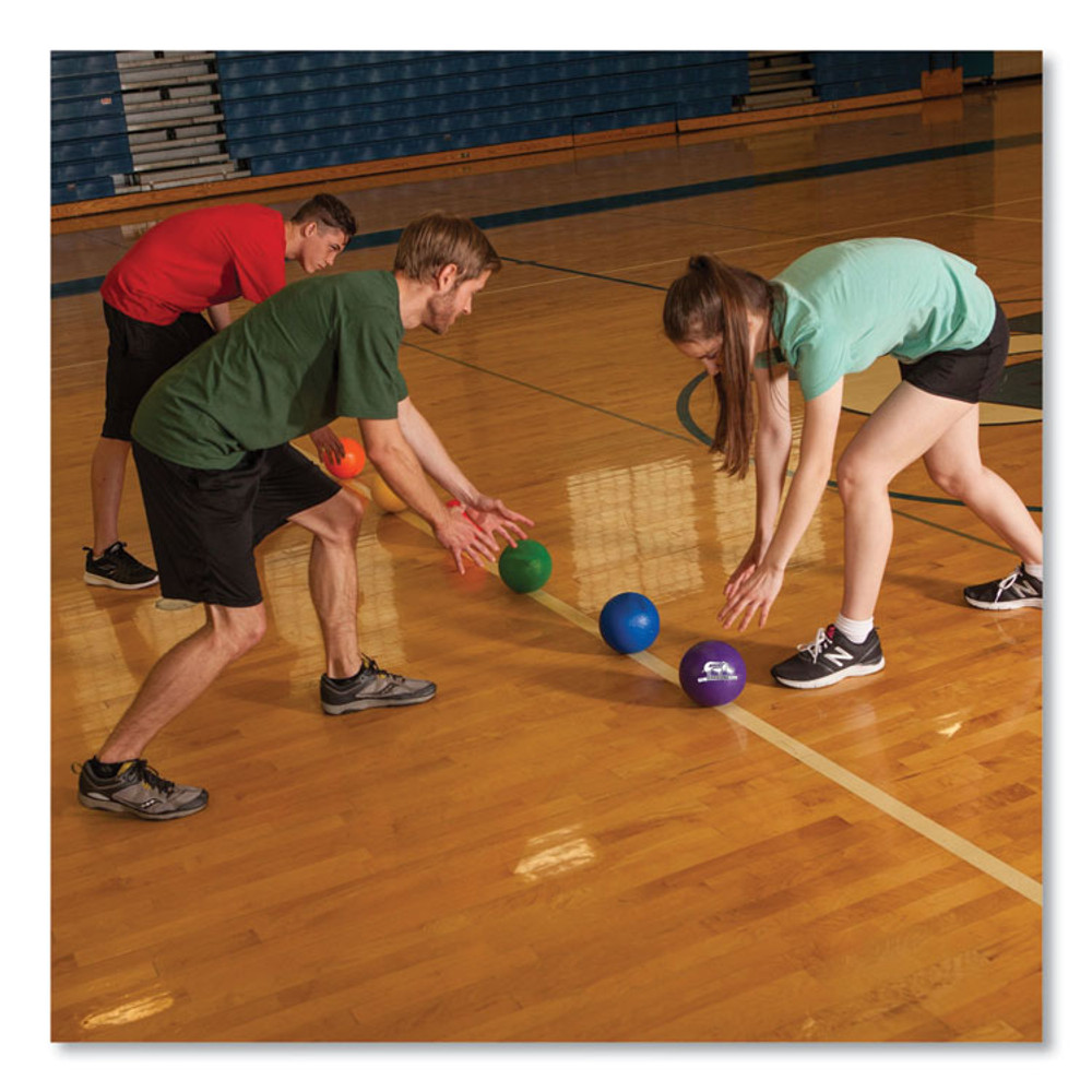 CHAMPION SPORT Sports RXD6SET Rhino Skin Dodge Ball Set, 6" Diameter, Assorted Colors, 6/Set