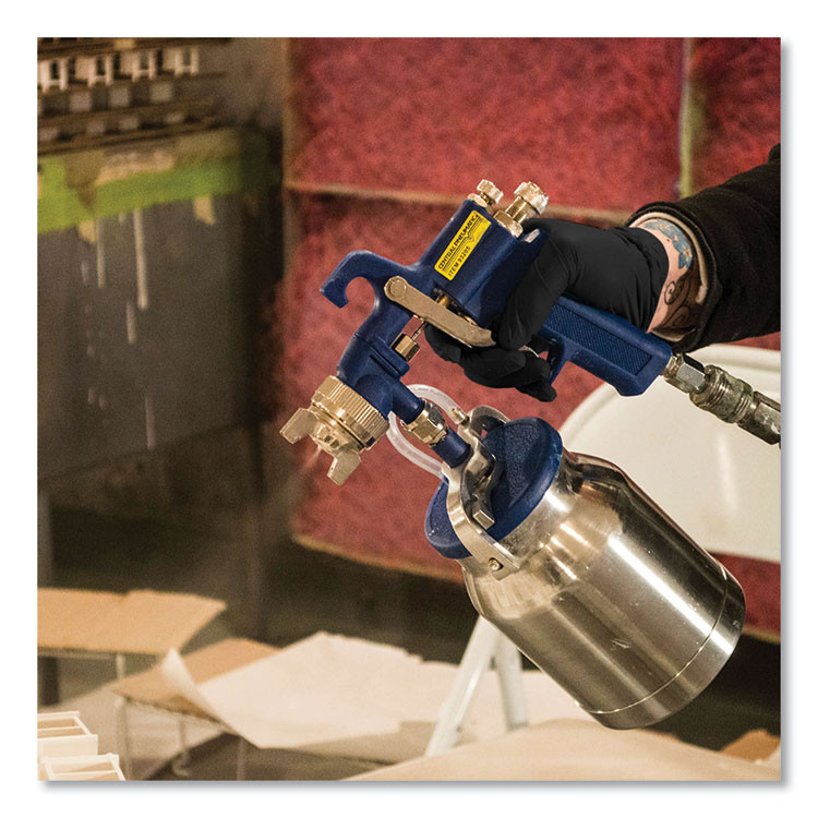 AMMEX CORPORATION X3® by BX349100 Industrial Nitrile Gloves, Powder-Free, XX-Large, 3 mil Thick, 9.5" Long, Black, 100/Box, 10 Boxes/Carton