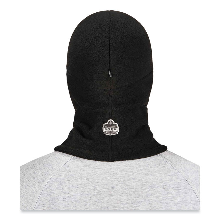 TENACIOUS HOLDINGS, INC. ergodyne® 16894 N-Ferno 6893Z Balaclava with Zipper for Bump Cap Insert, Polyester Fleece, One Size Fit Most, Black
