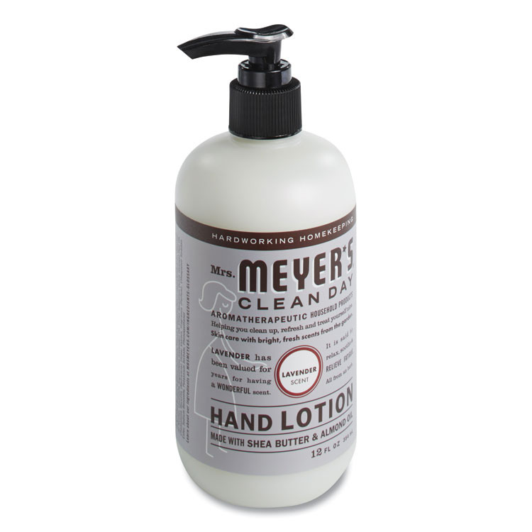 THE CALDREA COMPANY Mrs. Meyer's® 686640 Clean Day Hand Lotion, 12 oz Pump Bottle, Lavender Scent