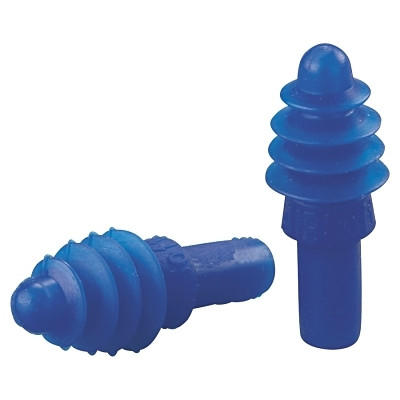 PIP Global Safety Howard Leight™ by PIP AirSoft® Reusable Earplug, Thermoplastic Elastomer, Blue, Uncorded