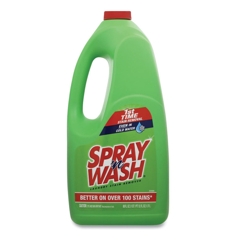 RECKITT BENCKISER SPRAY ‘n WASH® 75551CT Pre-Treat Refill, 60 oz Bottle, 6/Carton